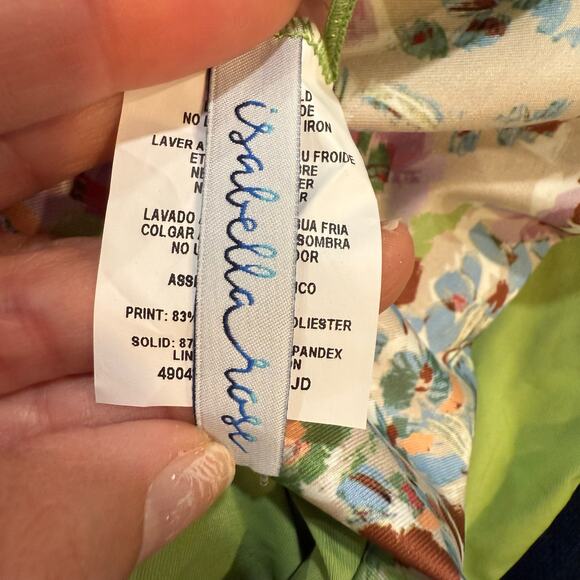 Isabella Rose Maui Floral Reversible Swim Bottom Sz M NWT - Picture 8 of 13